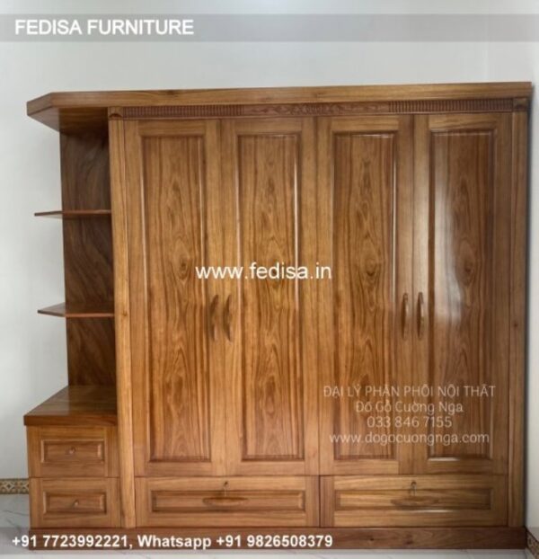 Wooden Wardrobe Design wooden Almirah Design Model No - 8004
