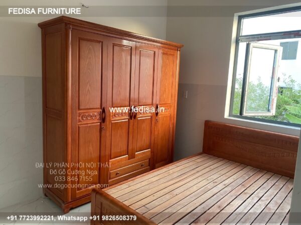 Wooden Wardrobe Design wooden Almirah Design Model No - 8007