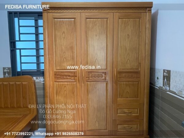 Wooden Wardrobe Design wooden Almirah Design Model No - 8008