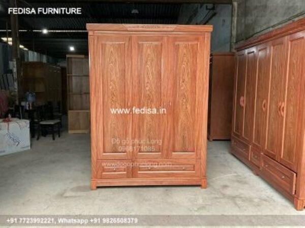 Wooden Wardrobe Design wooden Almirah Design Model No - 8017