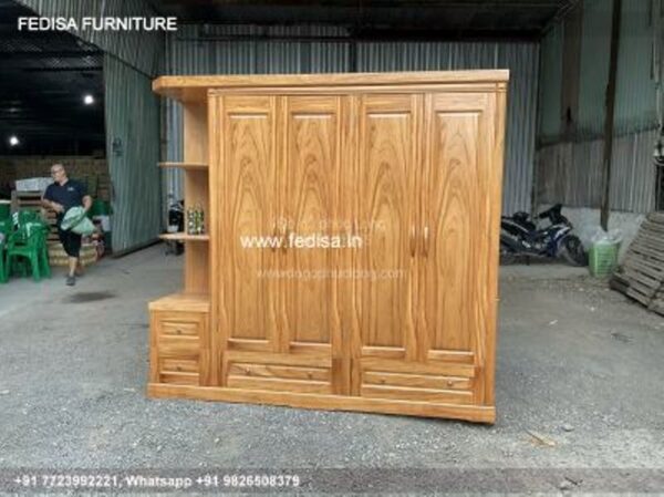 Wooden Wardrobe Design wooden Almirah Design Model No - 8018