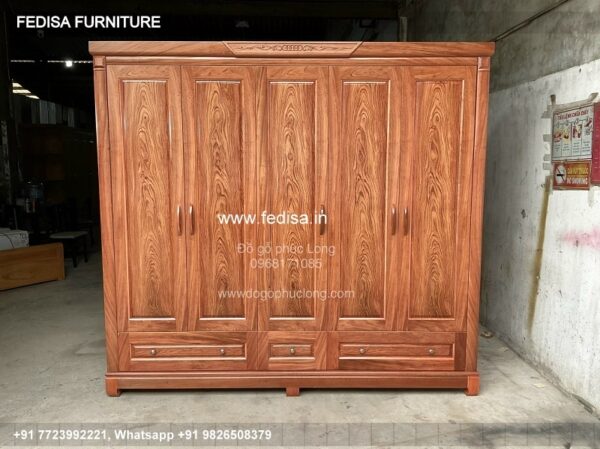 Wooden Wardrobe Design wooden Almirah Design Model No - 8019