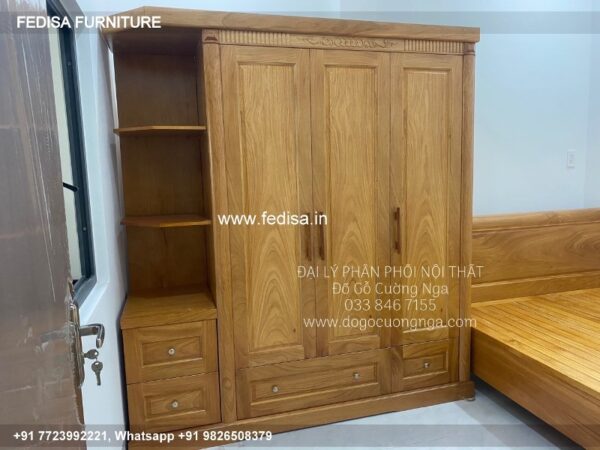 Wooden Wardrobe Design wooden Almirah Design Model No - 8027