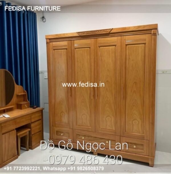 Wooden Wardrobe Design wooden Almirah Design Model No - 8050