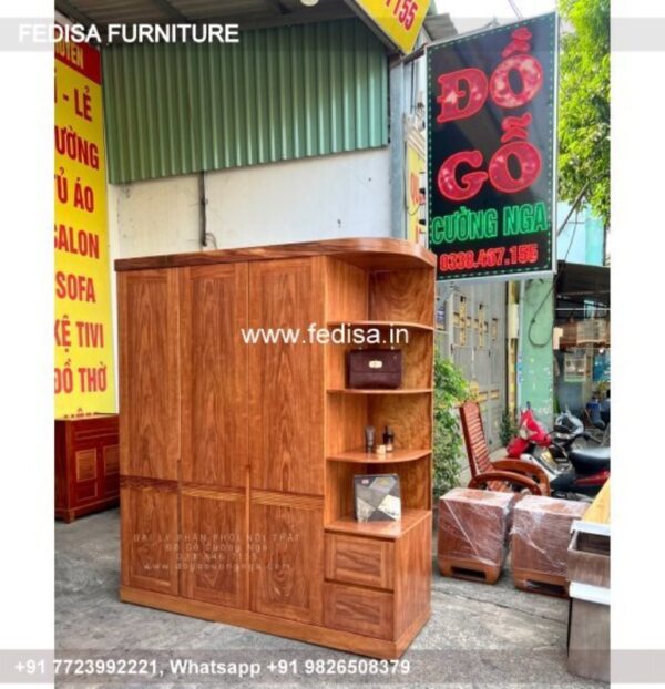 Wooden Wardrobe Design wooden Almirah Design Model No - 8077