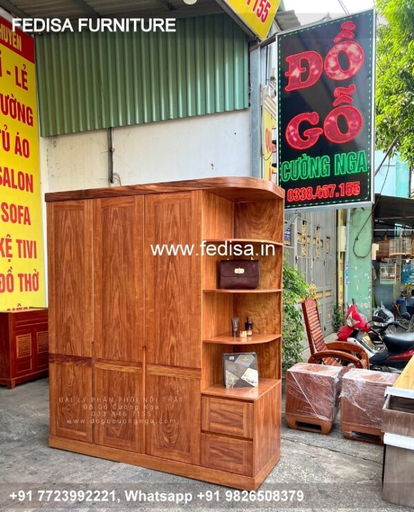 Wooden Wardrobe Design wooden Almirah Design Model No - 8078