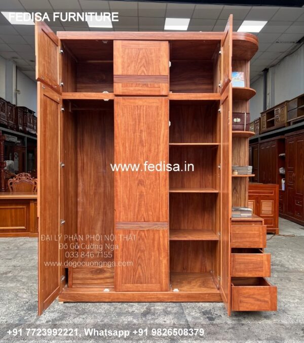 Wooden Wardrobe Design wooden Almirah Design Model No - 8114