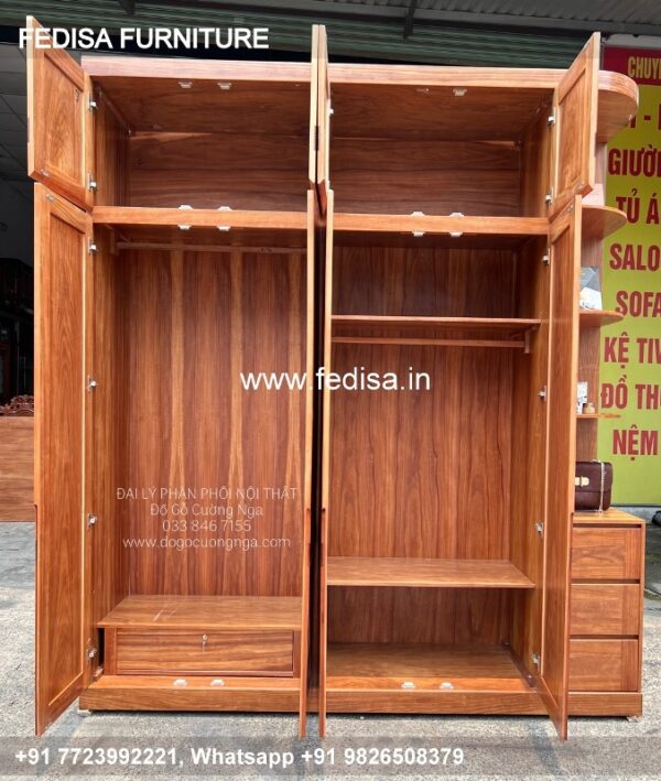 Wooden Wardrobe Design wooden Almirah Design Model No - 8123