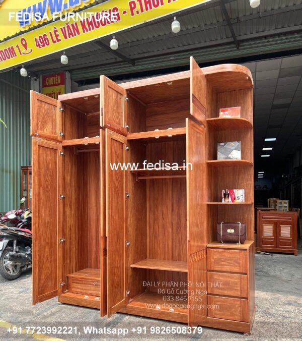 Wooden Wardrobe Design wooden Almirah Design Model No - 8124