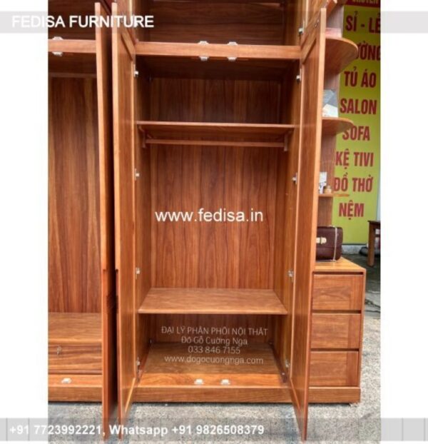 Wooden Wardrobe Design wooden Almirah Design Model No - 8129