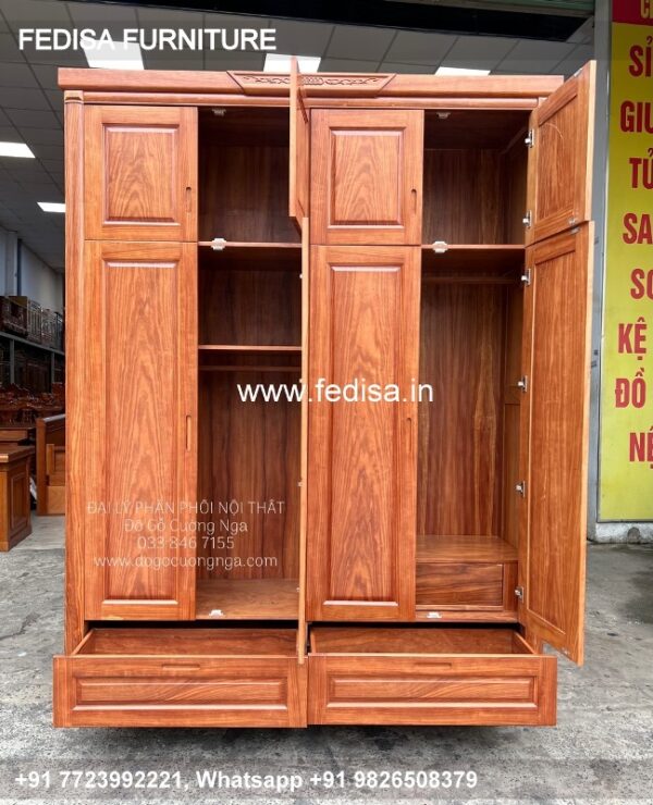 Wooden Wardrobe Design wooden Almirah Design Model No - 8131