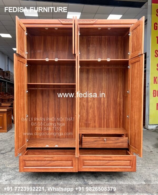 Wooden Wardrobe Design wooden Almirah Design Model No - 8139