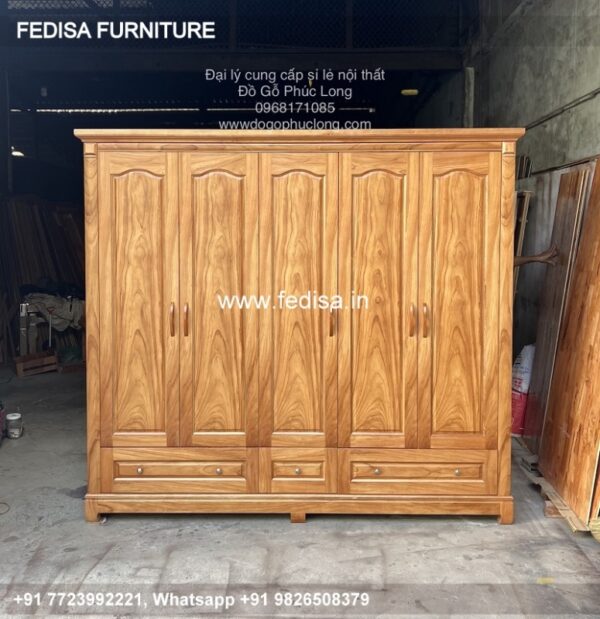 Wooden Wardrobe Design wooden Almirah Design Model No - 8195