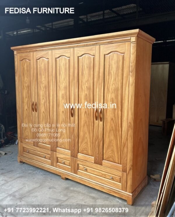 Wooden Wardrobe Design wooden Almirah Design Model No - 8196
