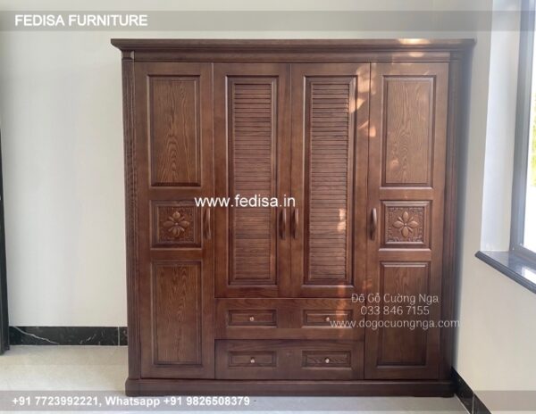 Wooden Wardrobe Design wooden Almirah Design Model No - 8197