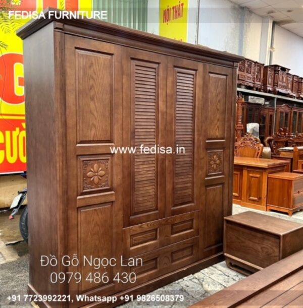 Wooden Wardrobe Design wooden Almirah Design Model No - 8220