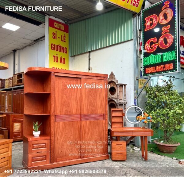 Wooden Wardrobe Design wooden Almirah Design Model No - 8257