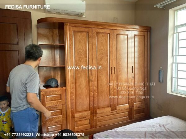 Wooden Wardrobe Design wooden Almirah Design Model No - 8295
