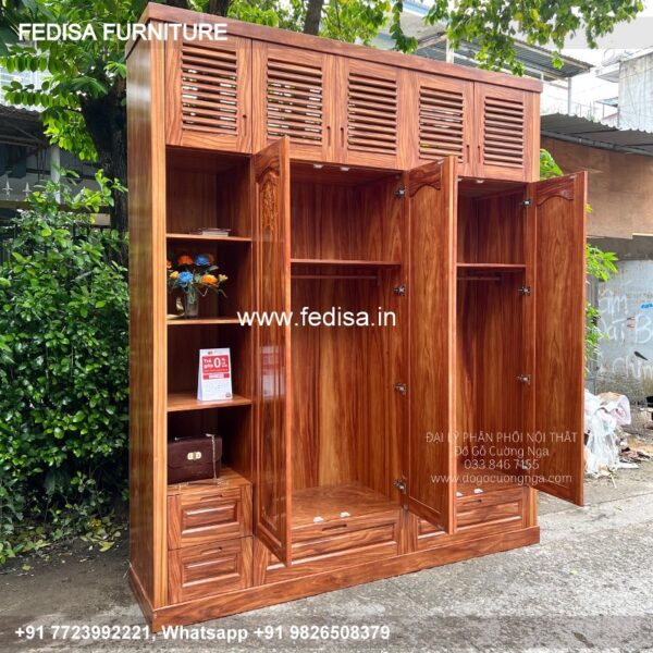 Wooden Wardrobe Design wooden Almirah Design Model No - 8308