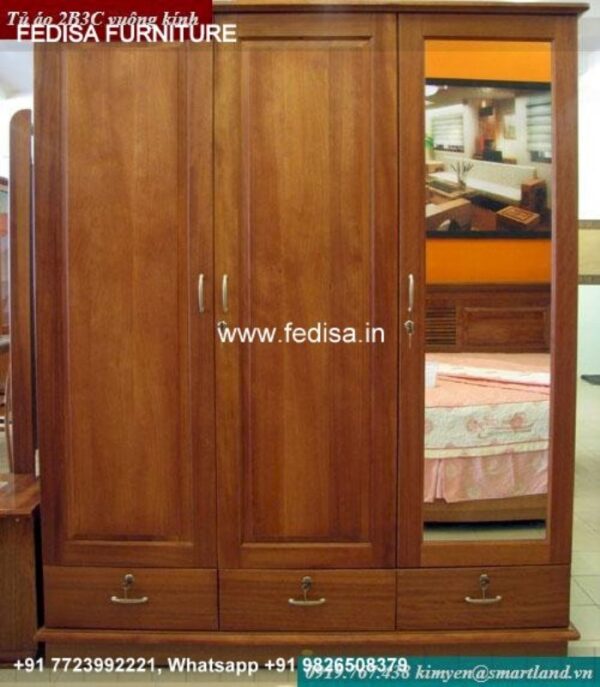 Wooden Wardrobe Design wooden Almirah Design Model No - 8343